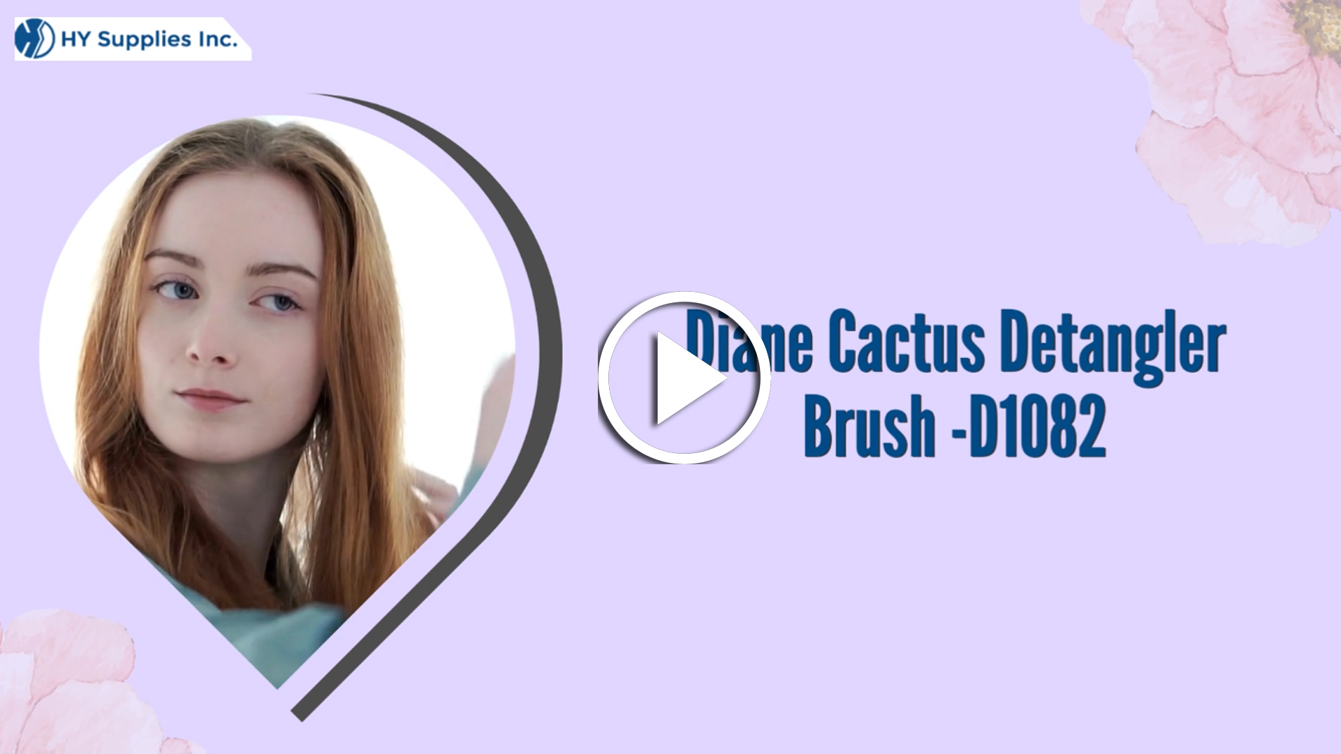Diane Cactus Detangler Brush -D1082