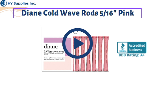 Diane Cold Wave Rods 5/16"Pink 