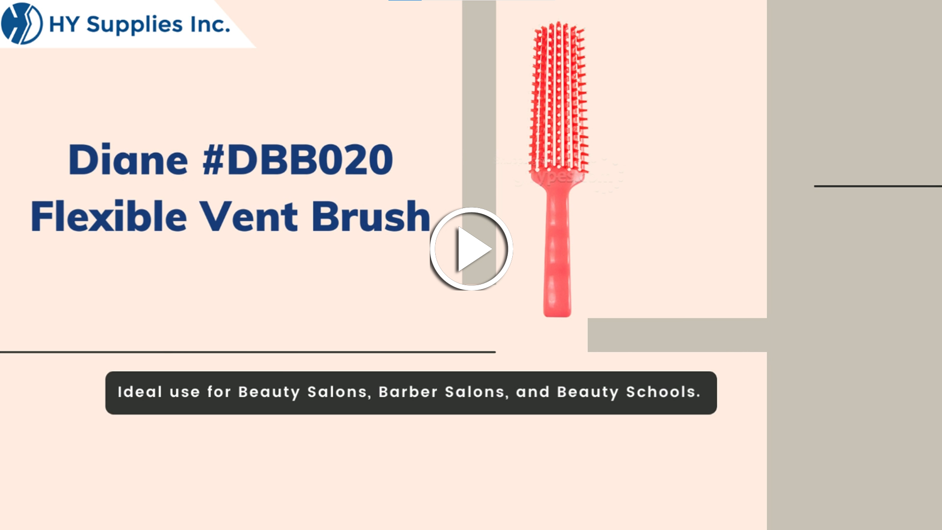 Diane #DBB020 Flexible Vent Brush