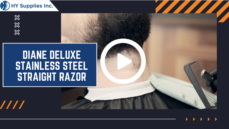 Diane Deluxe Stainless Steel Straight Razor