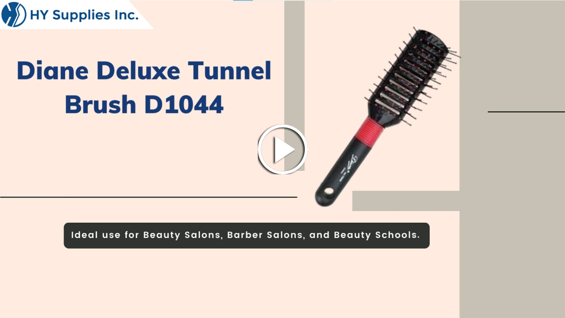 Diane Deluxe Tunnel Brush D1044