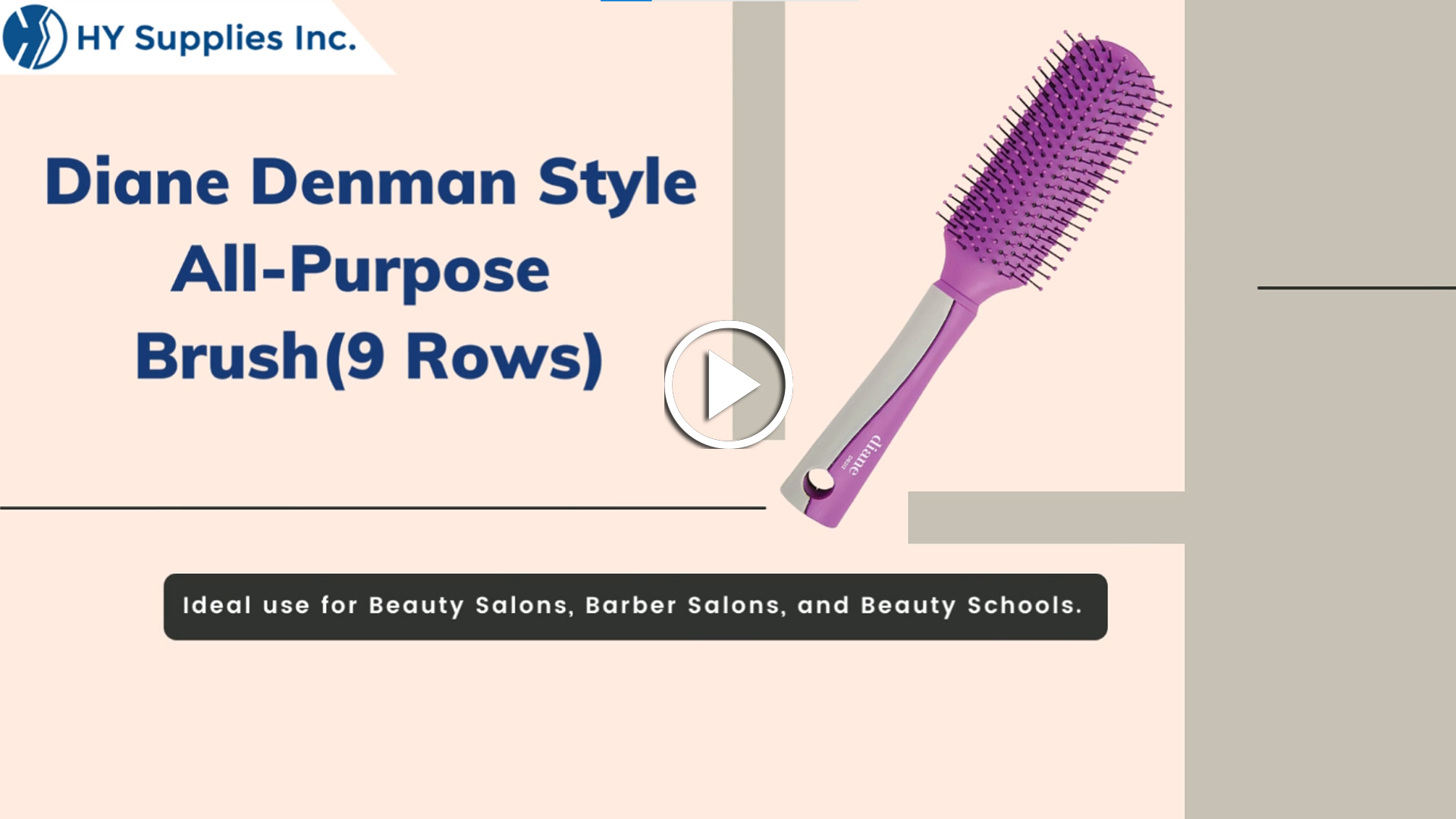 Diane Denman Style All-Purpose Brush(9 Rows)