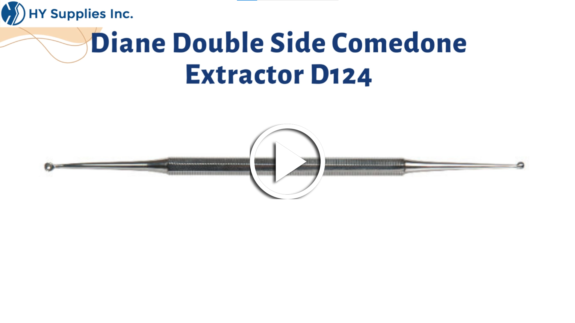 Diane Double Side Comedone Extractor D124
