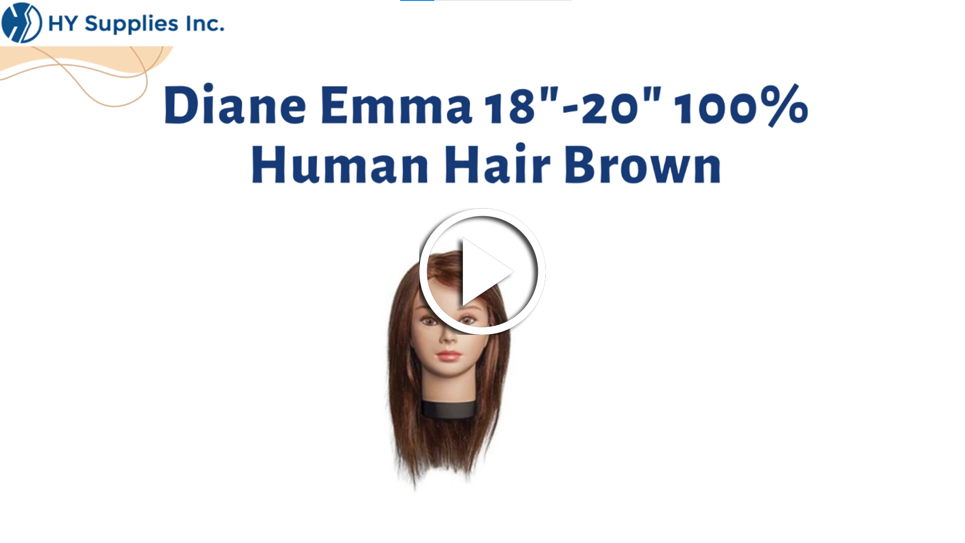 Diane Emma 18"-20" 100% Human Hair Brown