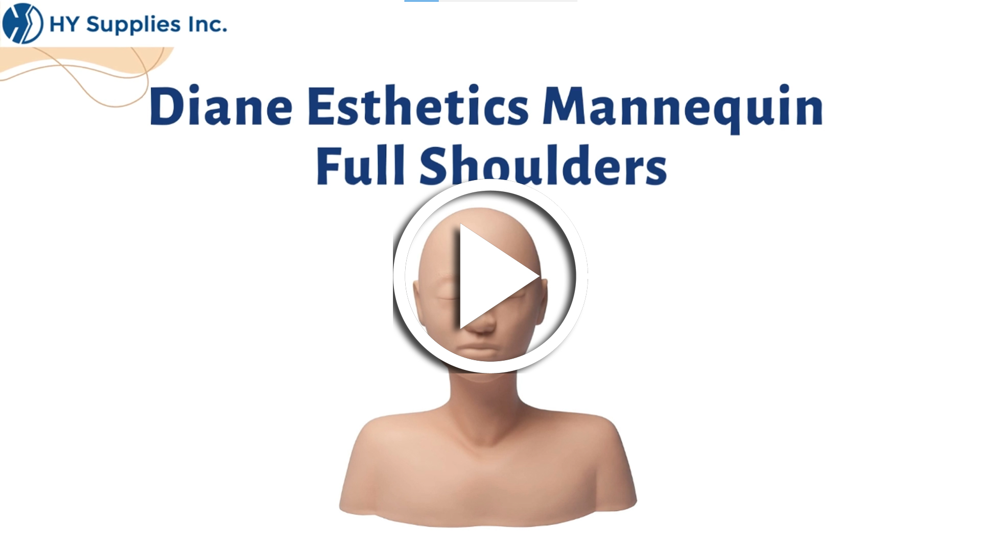 Diane Esthetics Mannequin Full Shoulders