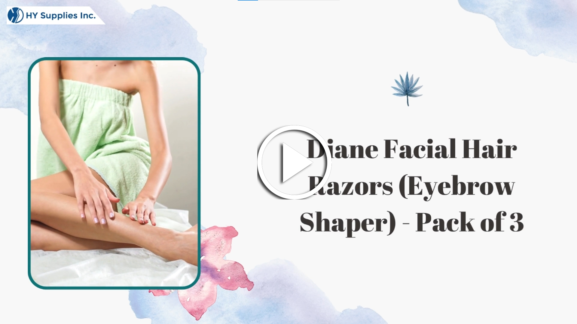 Diane Facial Hair Razors (Eyebrow Shaper) - Pack of 3