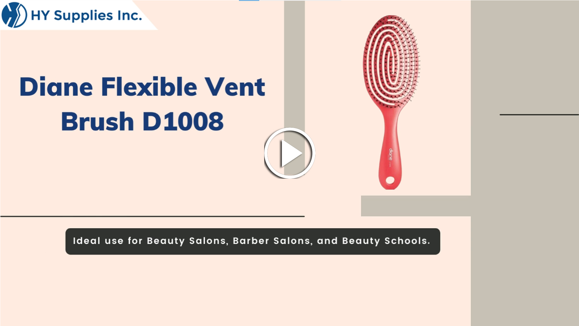 Diane Flexible Vent Brush D1008