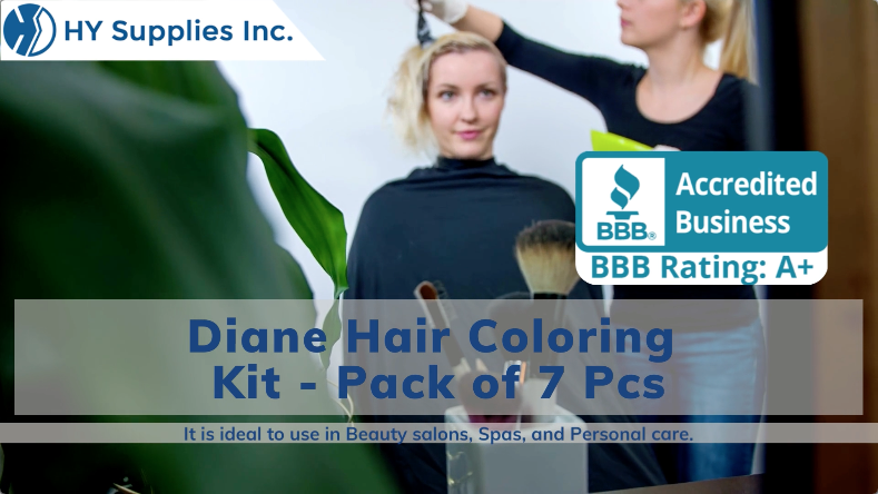 Diane Hair Coloring Kit - Pack of 7 Pcs