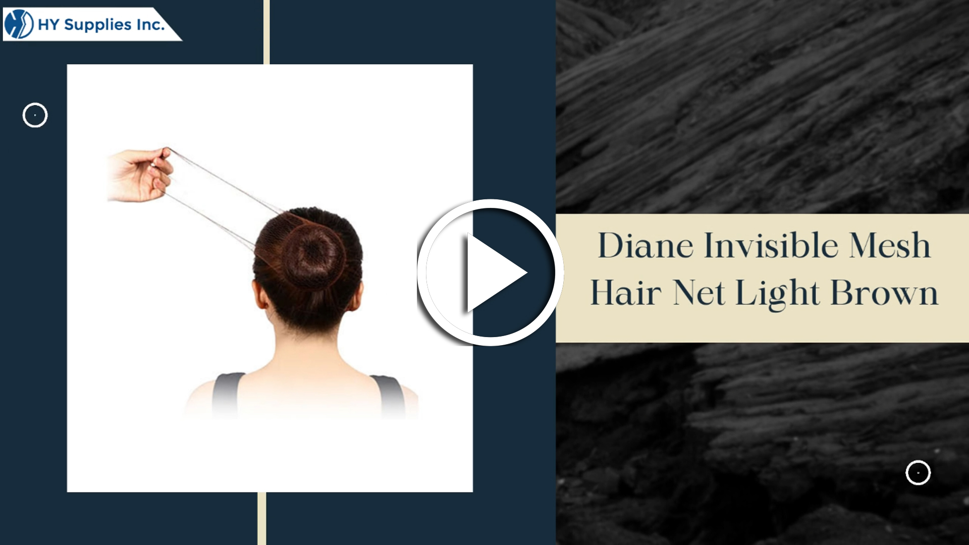 Diane Invisible Mesh Hair Net Light Brown
