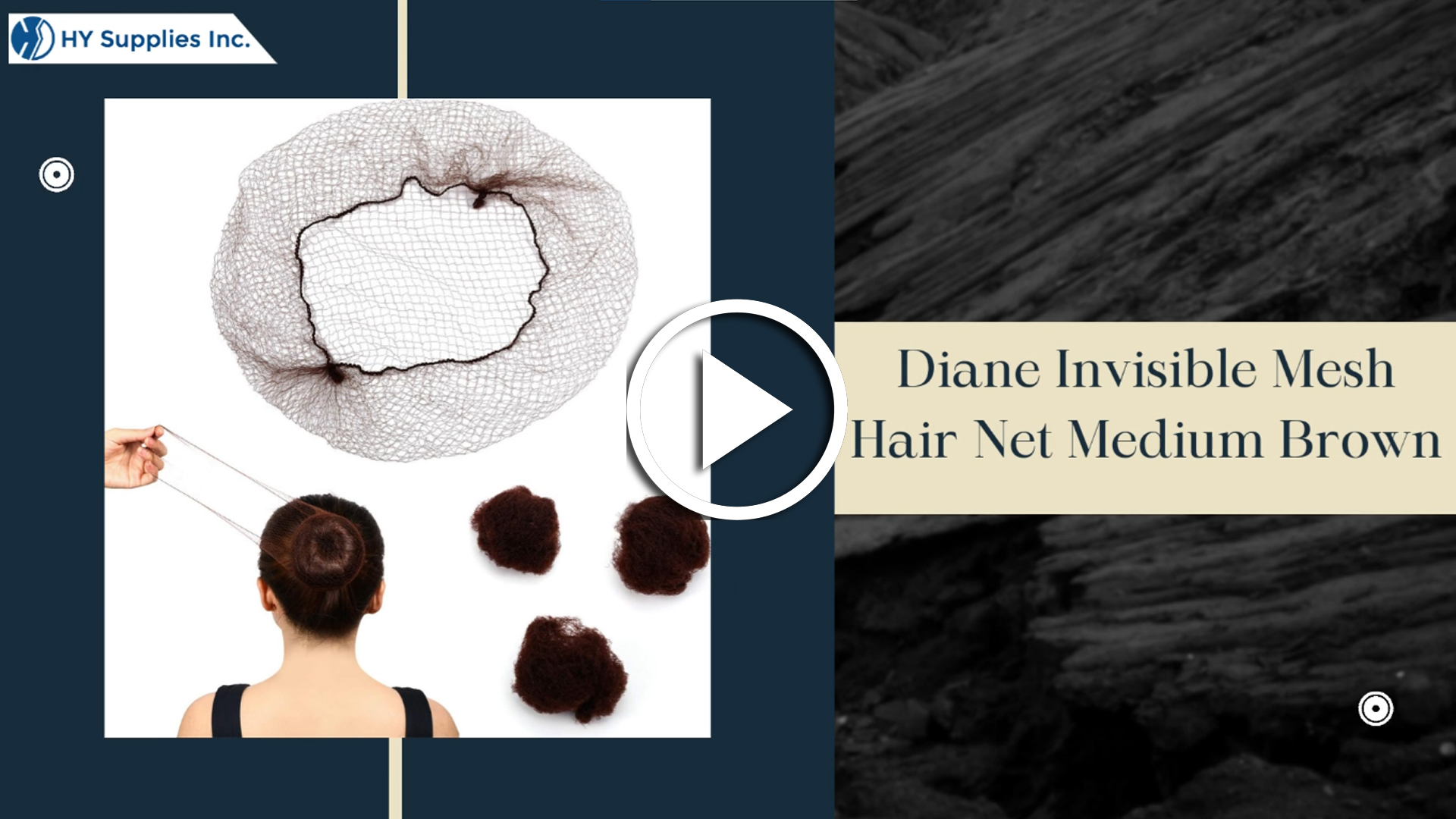 Diane Invisible Mesh Hair Net Medium Brown