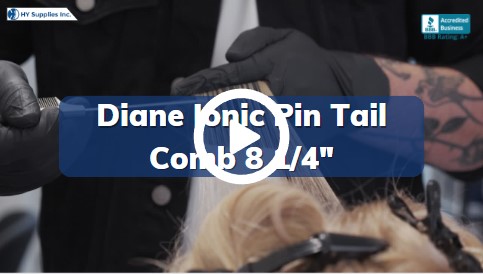 Diane Ionic Pin Tail Comb 8 1/4""