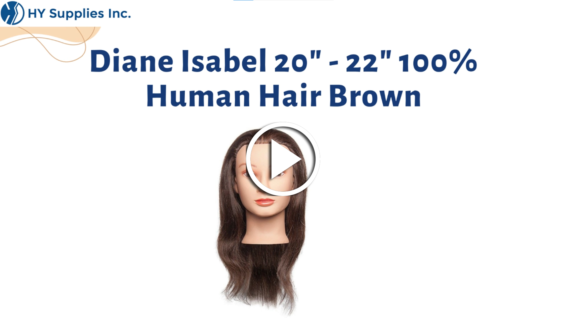 Diane Isabel 20" - 22" 100% Human Hair Brown
