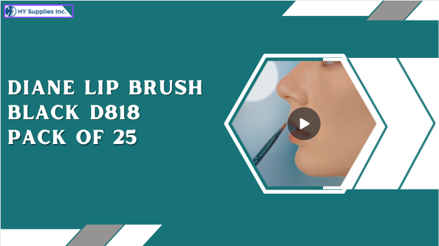 Diane Lip Brush Black D818 - Pack of 25