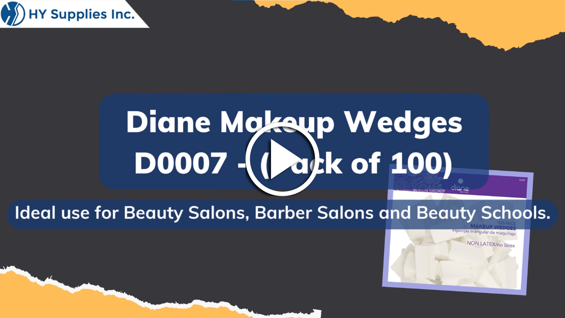 Diane Makeup Wedges D0007 - (Pack of 100)