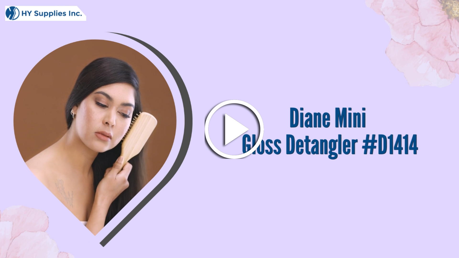 Diane Mini Gloss Detangler-D1414