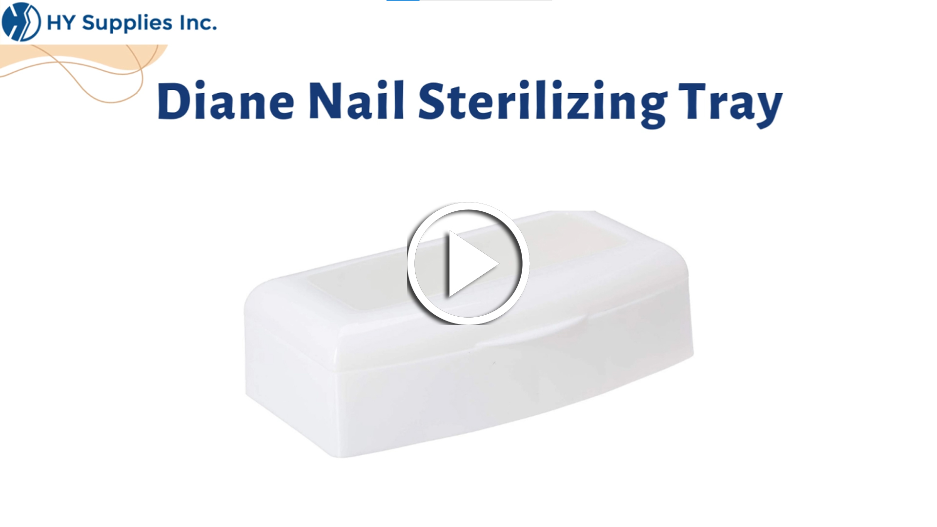 Diane Nail Sterilizing Tray