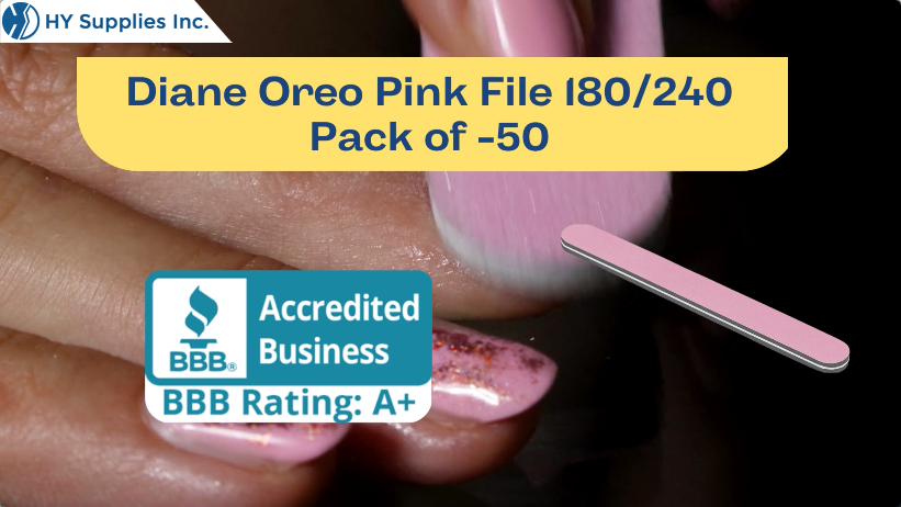 Diane Oreo Pink File 180/240 Pack of -50