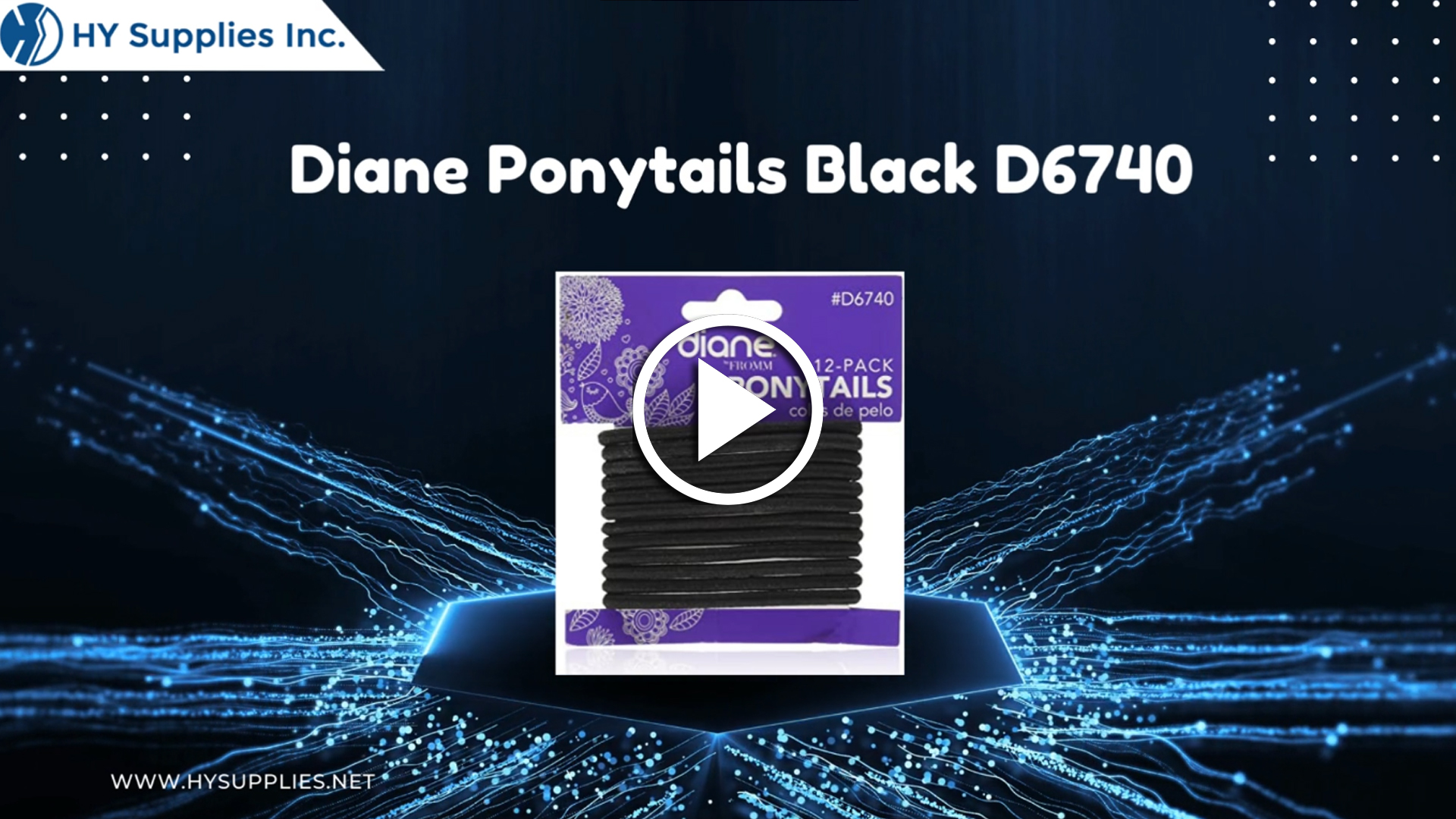 Diane Ponytails Black D6740