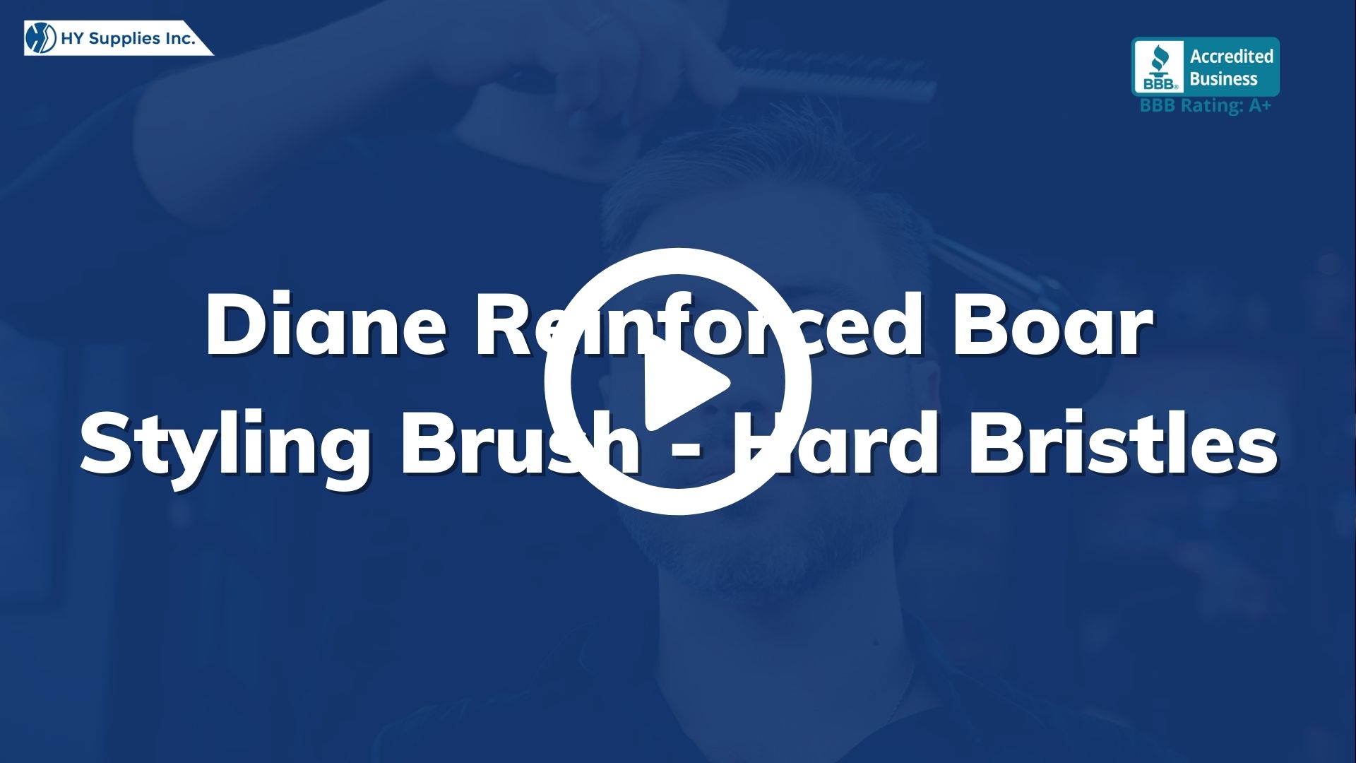 Diane Reinforced Boar Styling Brush - Hard Bristles