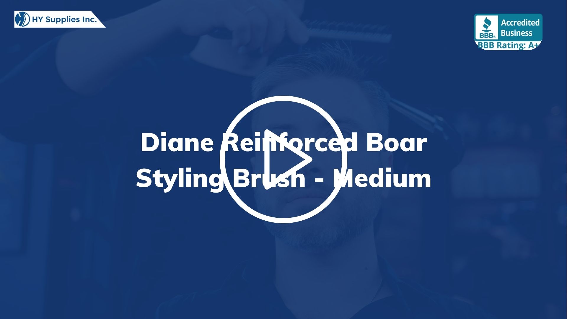 Diane Reinforced Boar Styling Brush - Medium