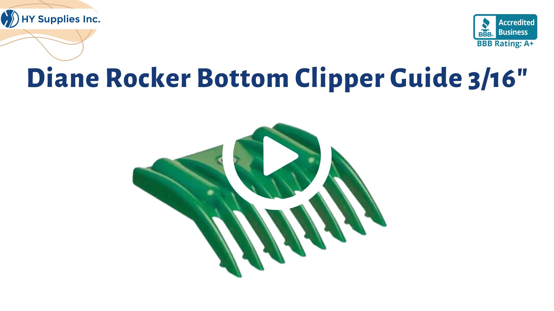 Diane Rocker Bottom Clipper Guide 3/16?