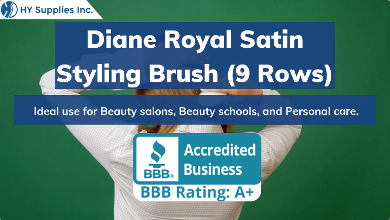 Diane Royal Satin Styling Brush (9 Rows)