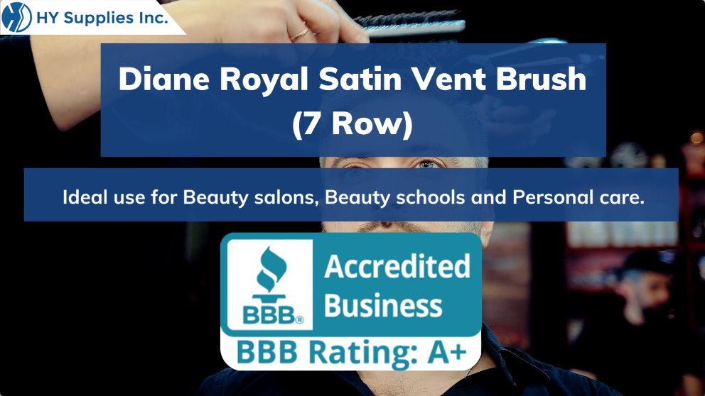 Diane Royal Satin Vent Brush (7 Row)