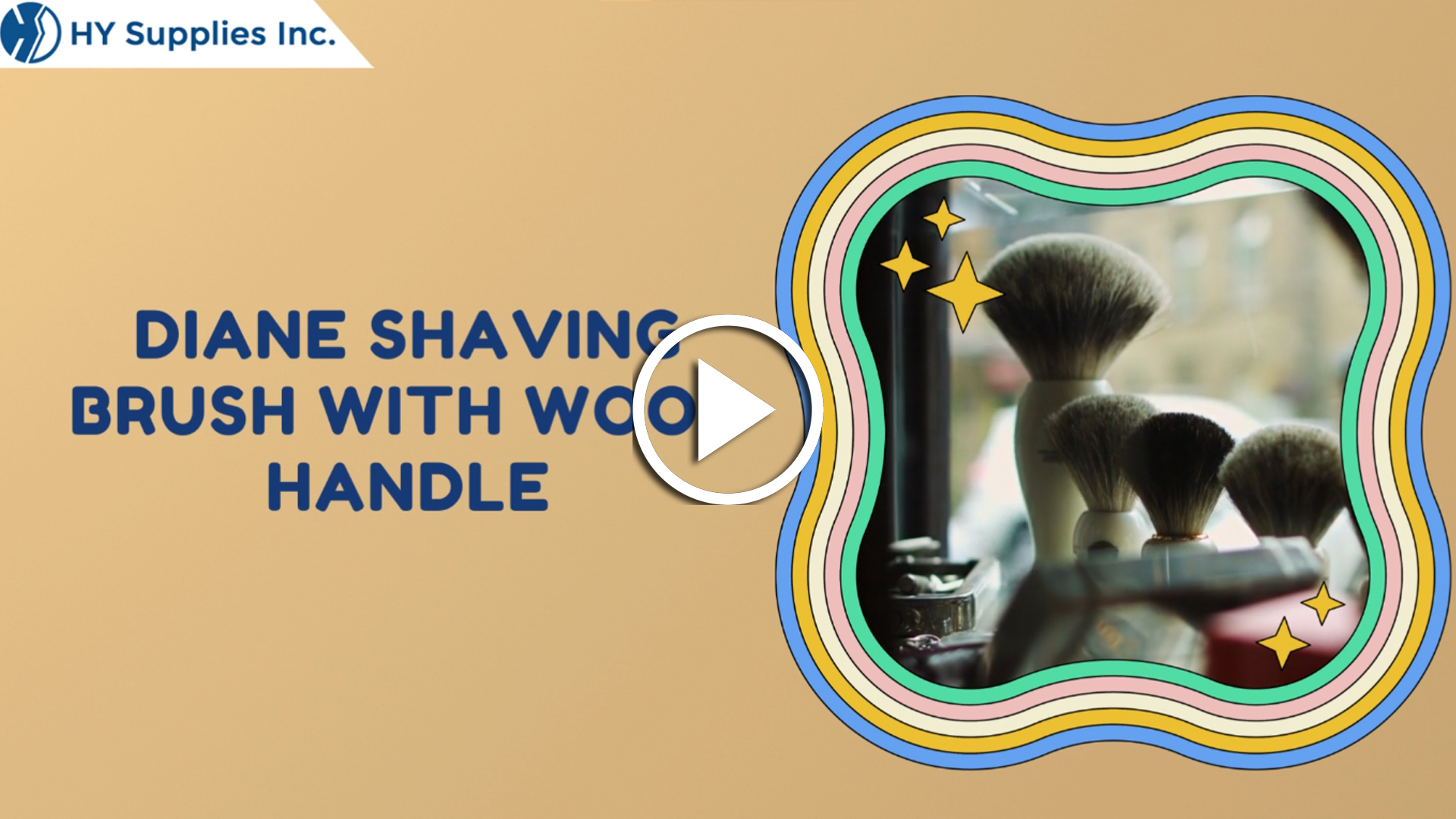 Diane Shaving Brush With Wood Handle