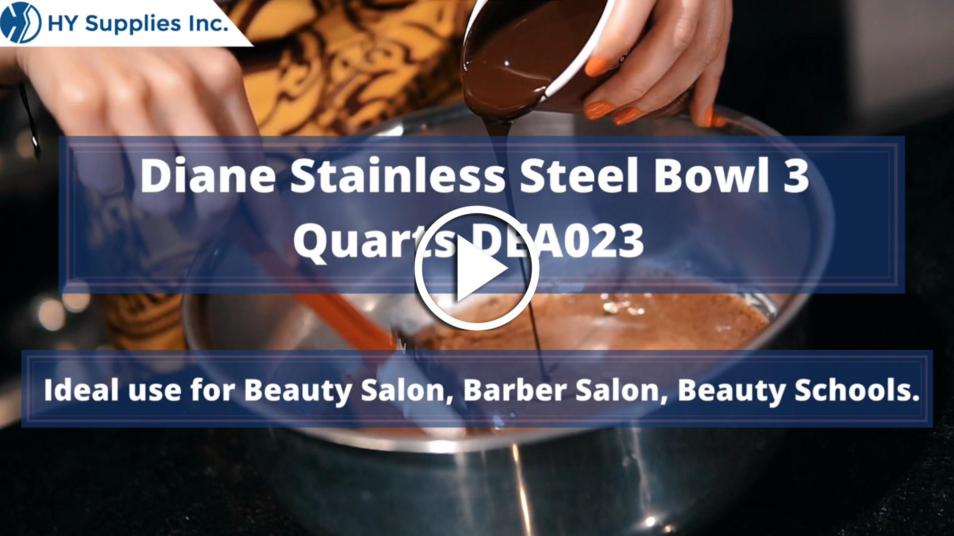 Diane Stainless Steel Bowl 3 Quarts DEA023 