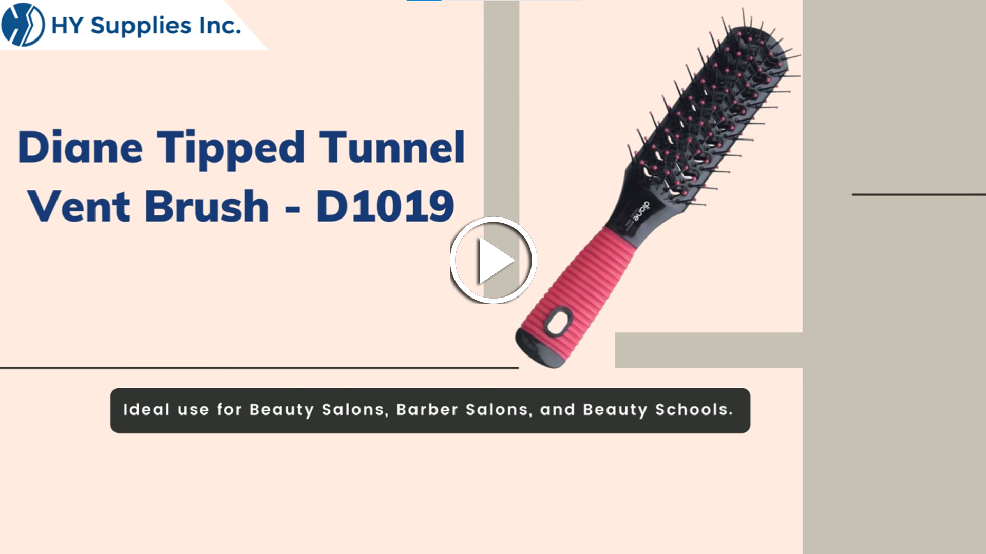 Diane Tipped Tunnel Vent Brush - D1019