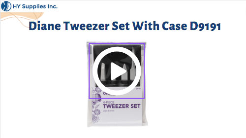 Diane Tweezer Set With Case D9191