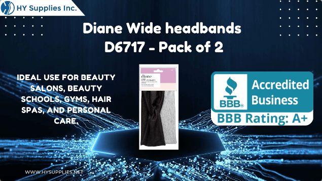 Diane Wide headbands D6717 - Pack of 2