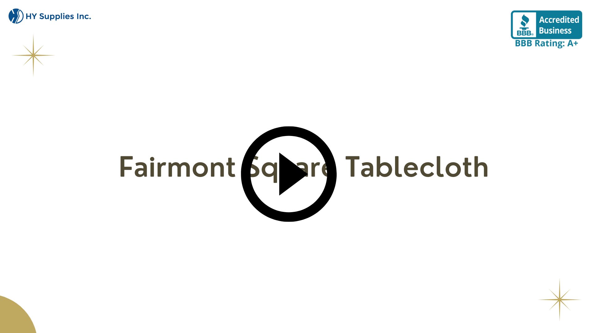 Fairmont Square Tablecloth