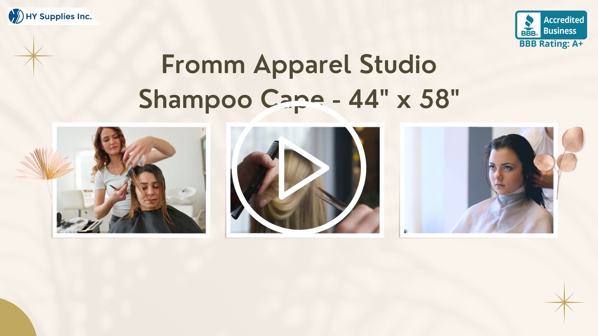 Fromm Apparel Studio Shampoo Cape - 44" x 58"