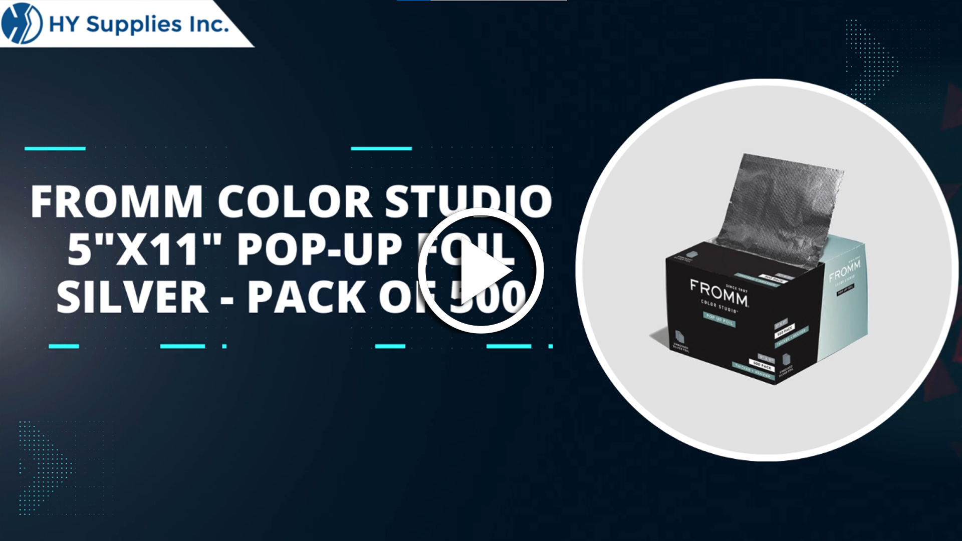 Fromm Color Studio 5""X11"" Pop-Up Foil Silver - Pack of 500