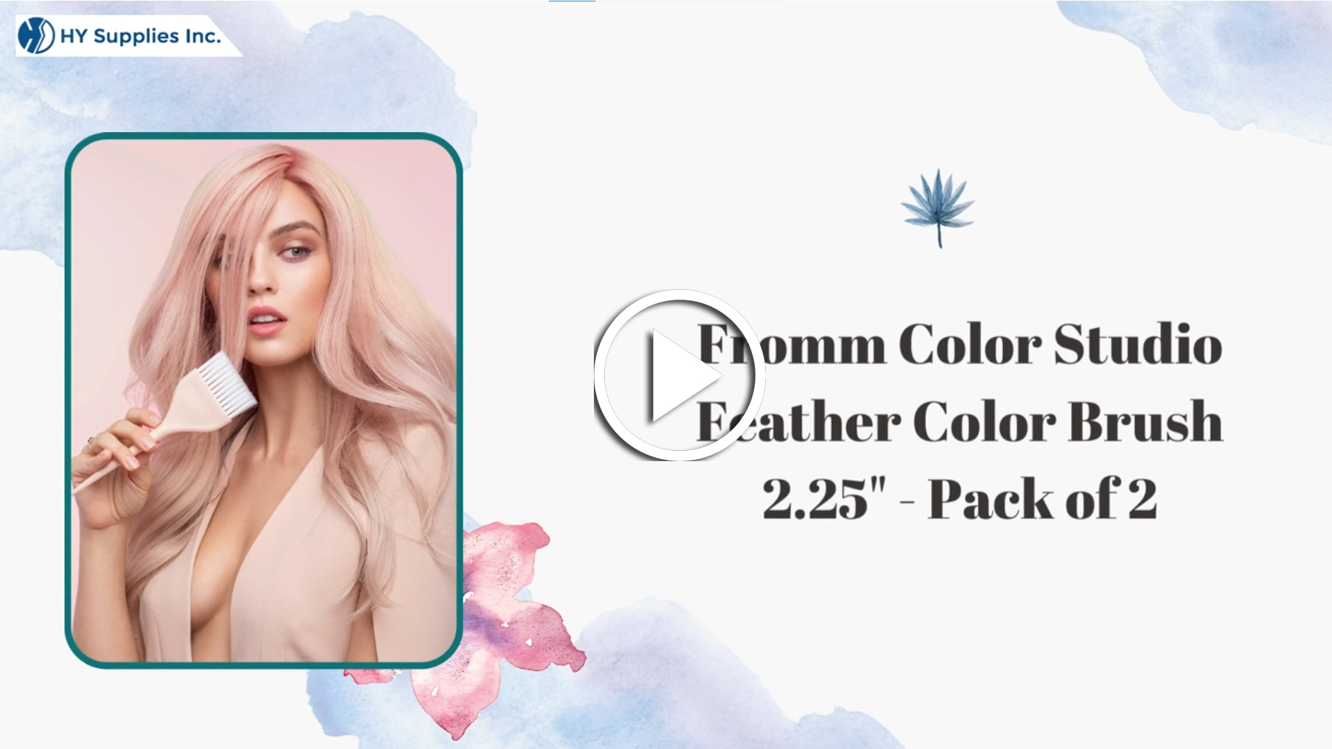 Fromm Color Studio Feather Color Brush 2.25" - Pack of 2