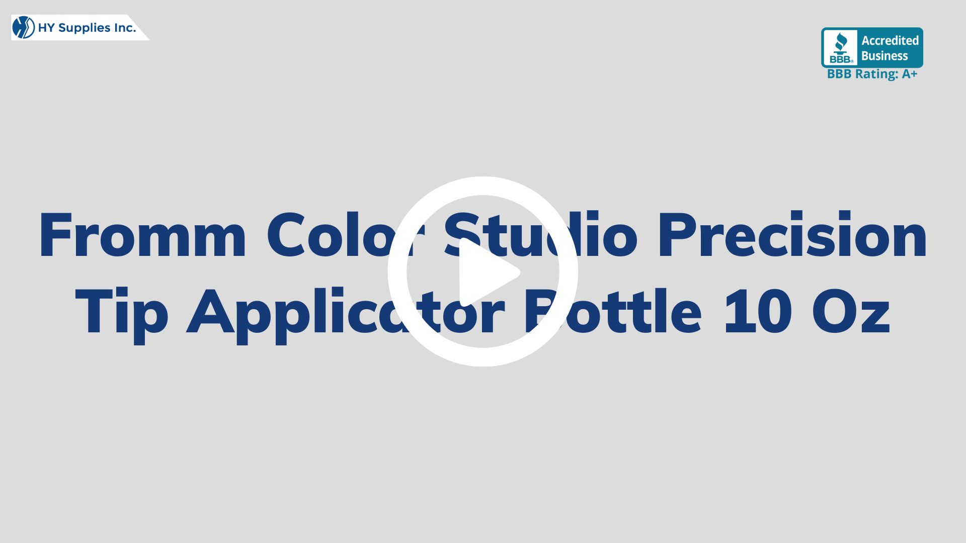Fromm Color Studio Precision Tip Applicator Bottle 10 Oz