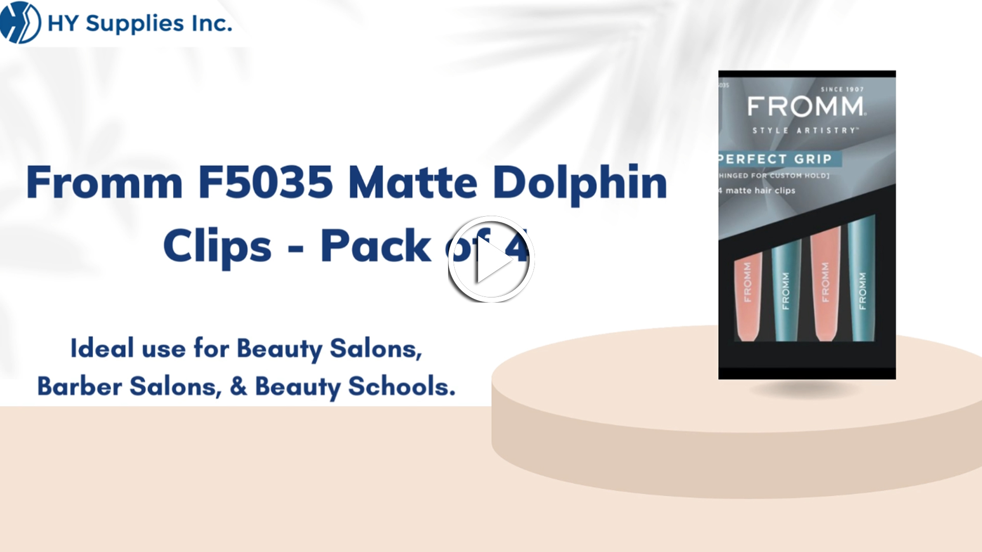Fromm F5035 Matte Dolphin Clips - Pack of 4