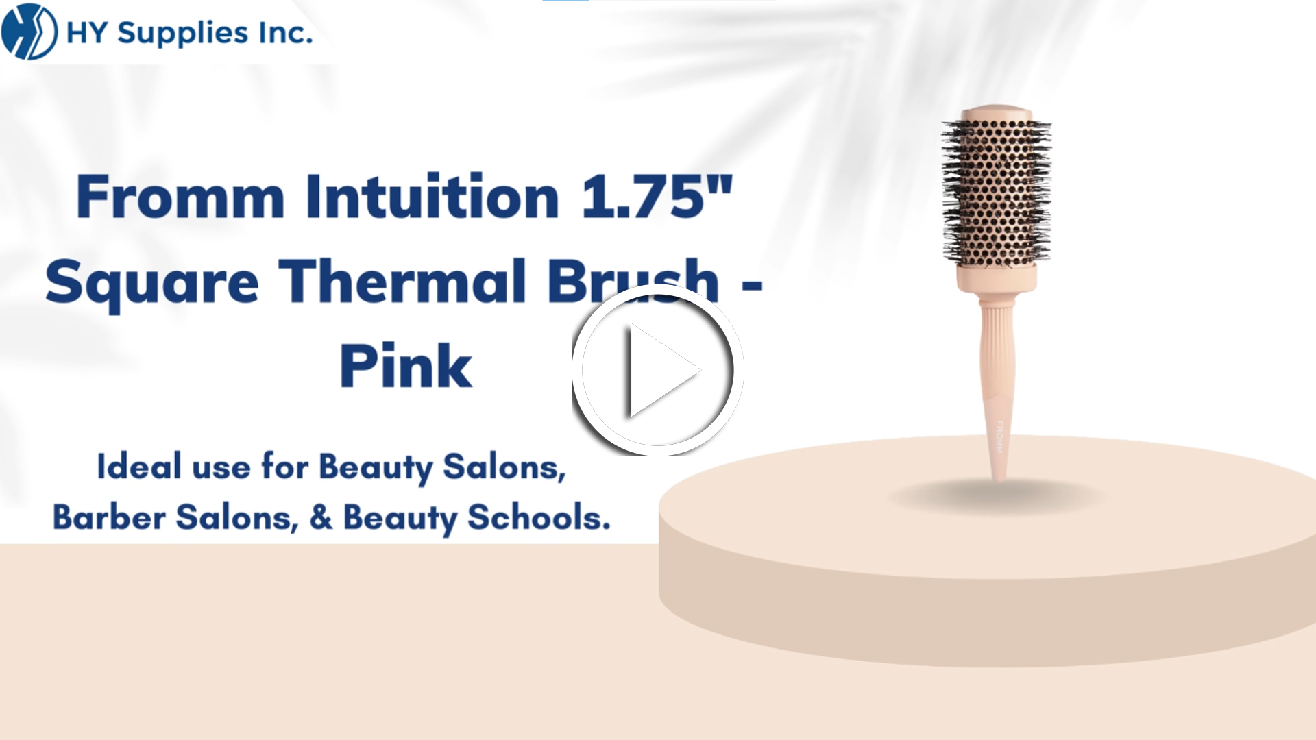 Fromm Intuition 1.75"Square Thermal Brush - Pink