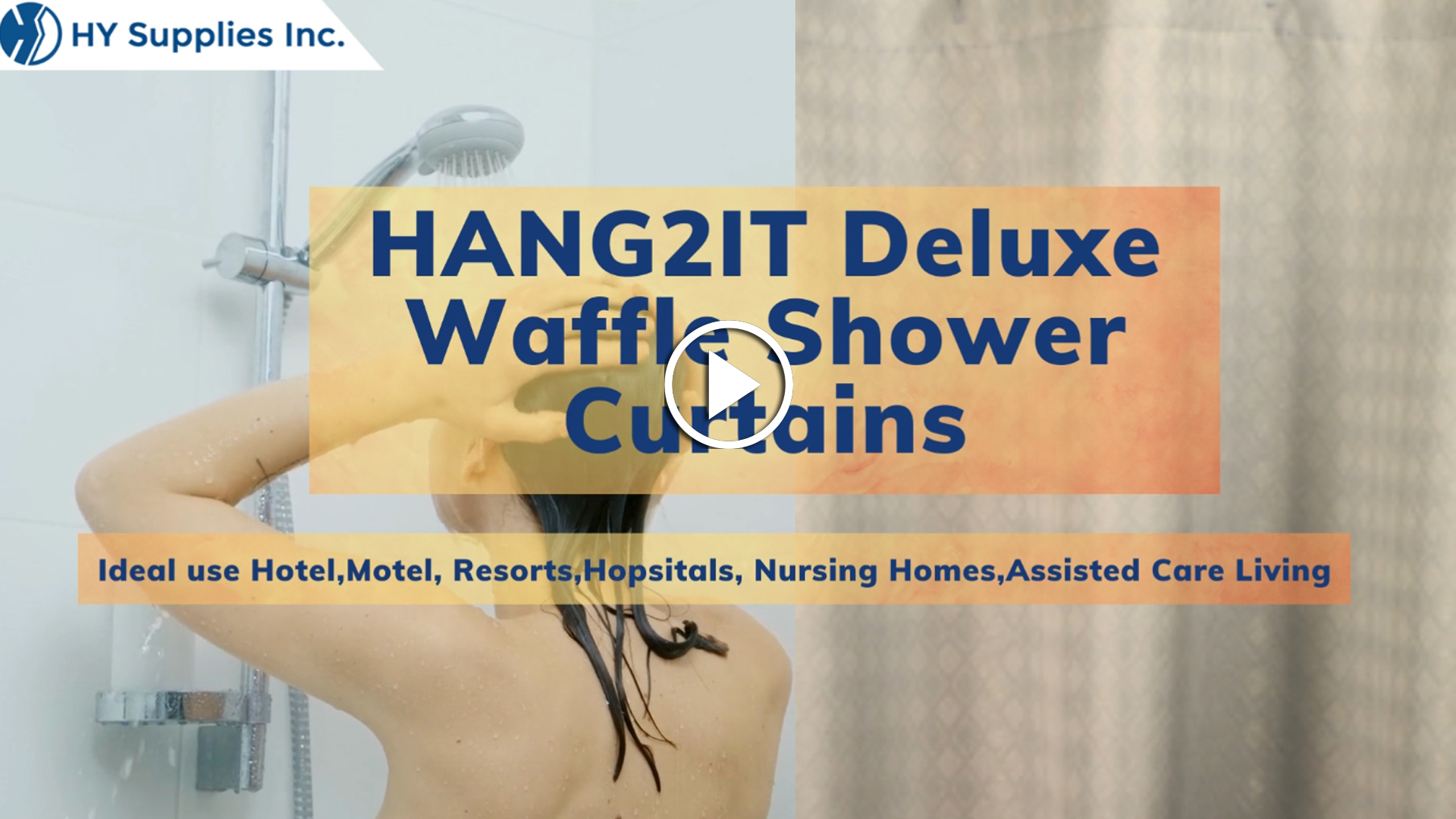 HANG2IT Deluxe Waffle Shower Curtains