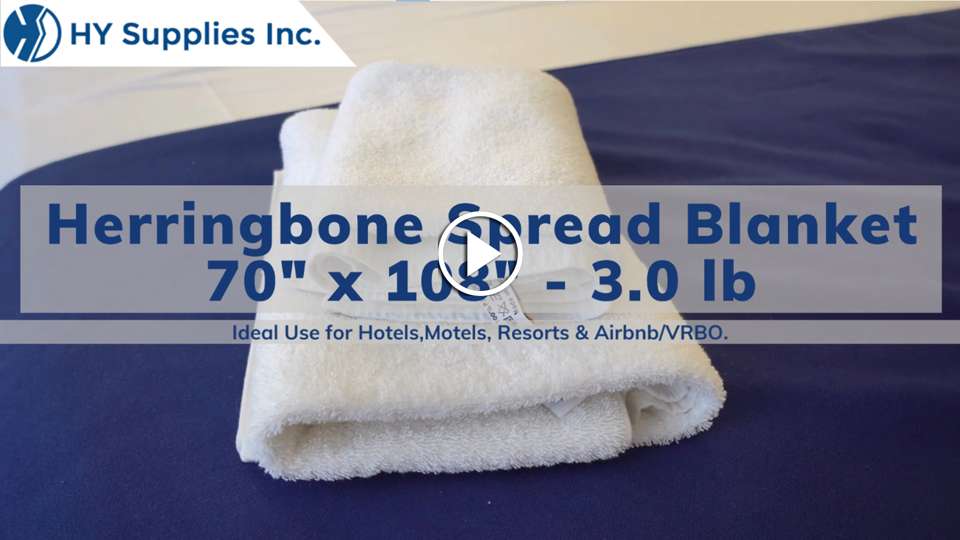Herringbone Spread Blanket - 70" x 108" - 3.0 lb