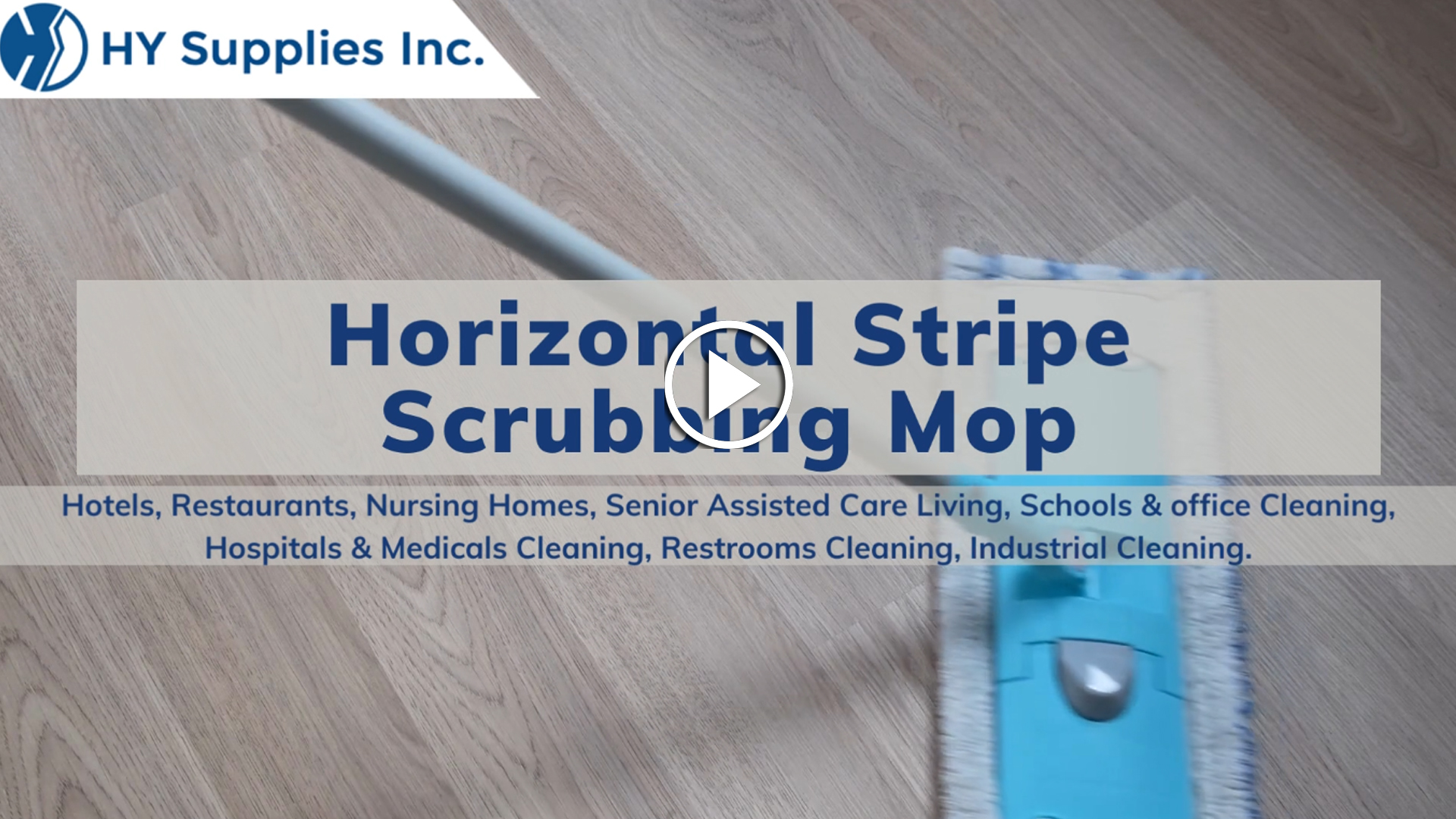 Horizontal Stripe Scrubbing Mop