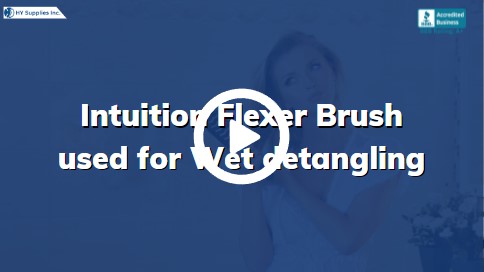 Intuition Flexer Brush used for Wet detangling