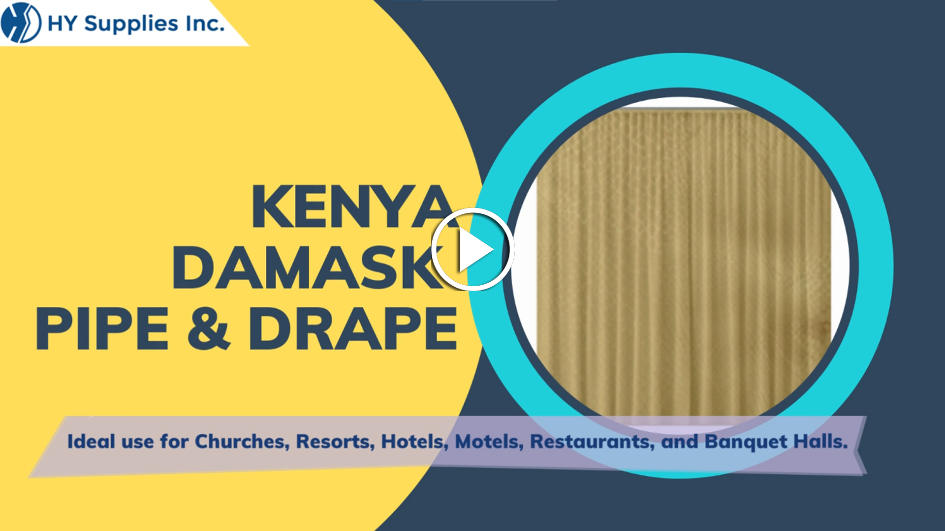 Kenya Damask Pipe & Drape