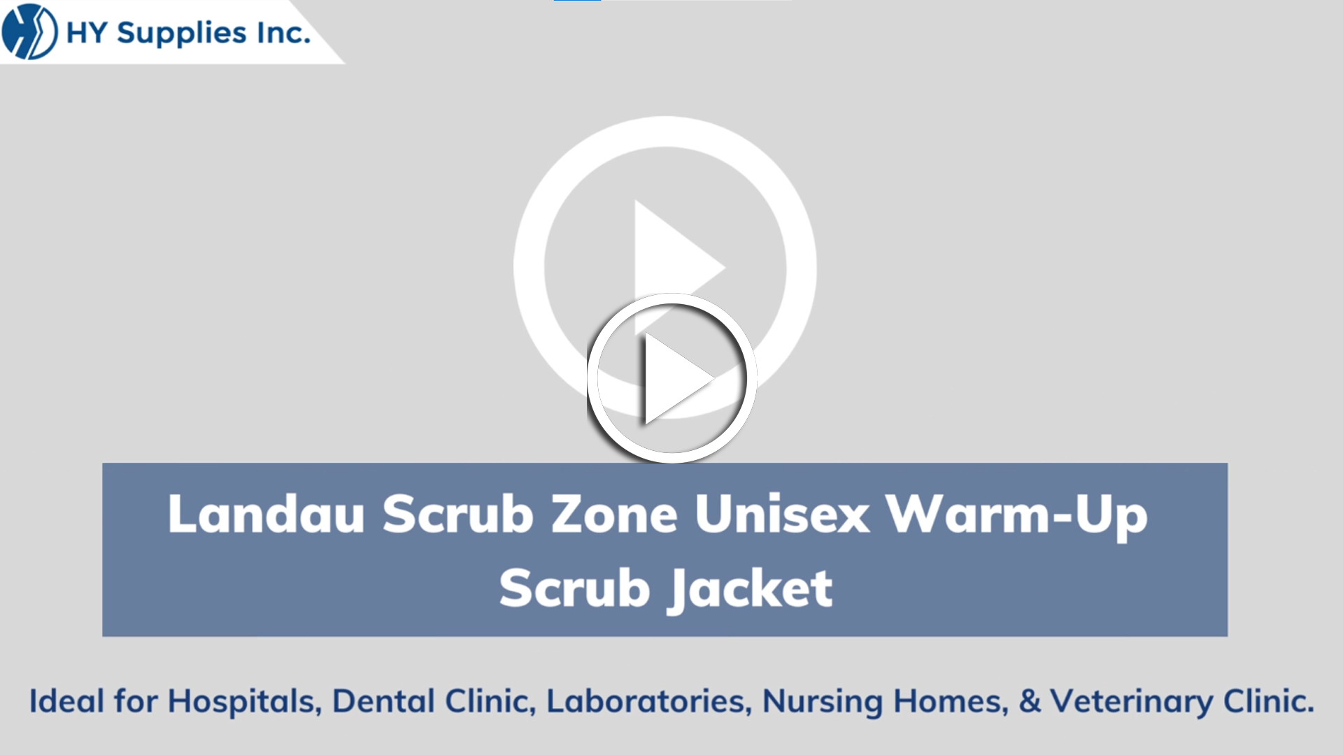 Landau Scrub Zone Unisex Warm-Up Scrub Jacket