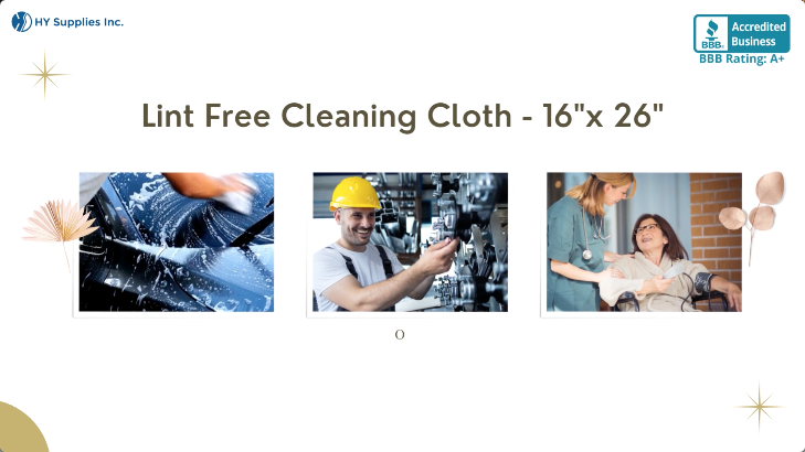 Lint Free Cleaning Cloth - 16"x 26"