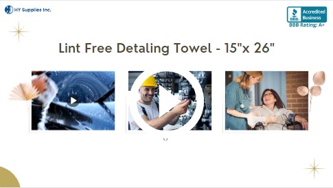 Lint Free Detaling Towel - 15"x 26"