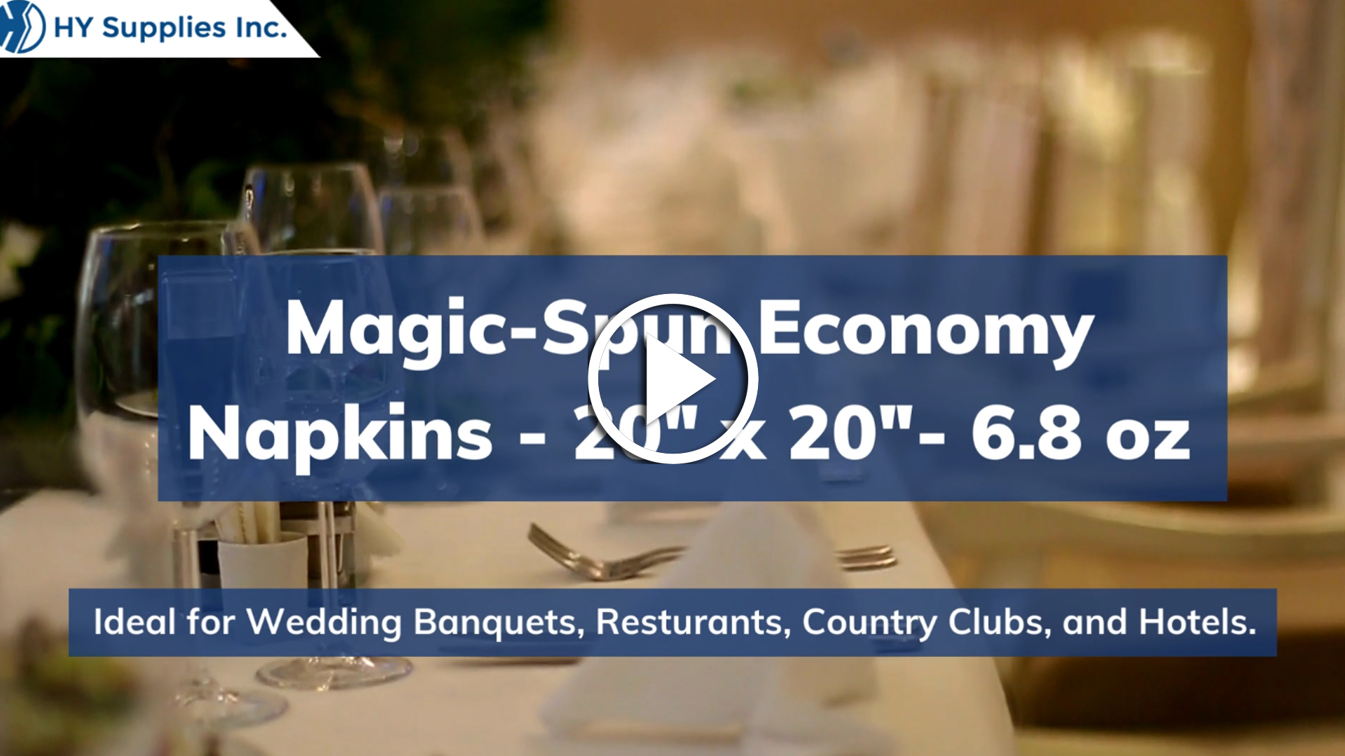 Magic-Spun Economy Napkins - 20" x 20"- 6.8 oz.