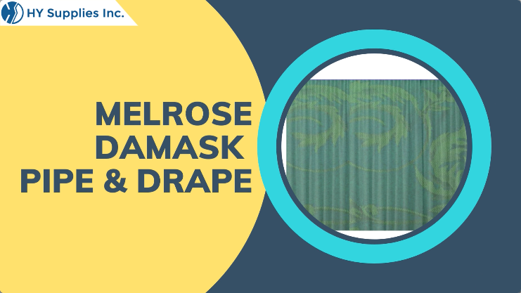 Melrose Damask Pipe & Drape