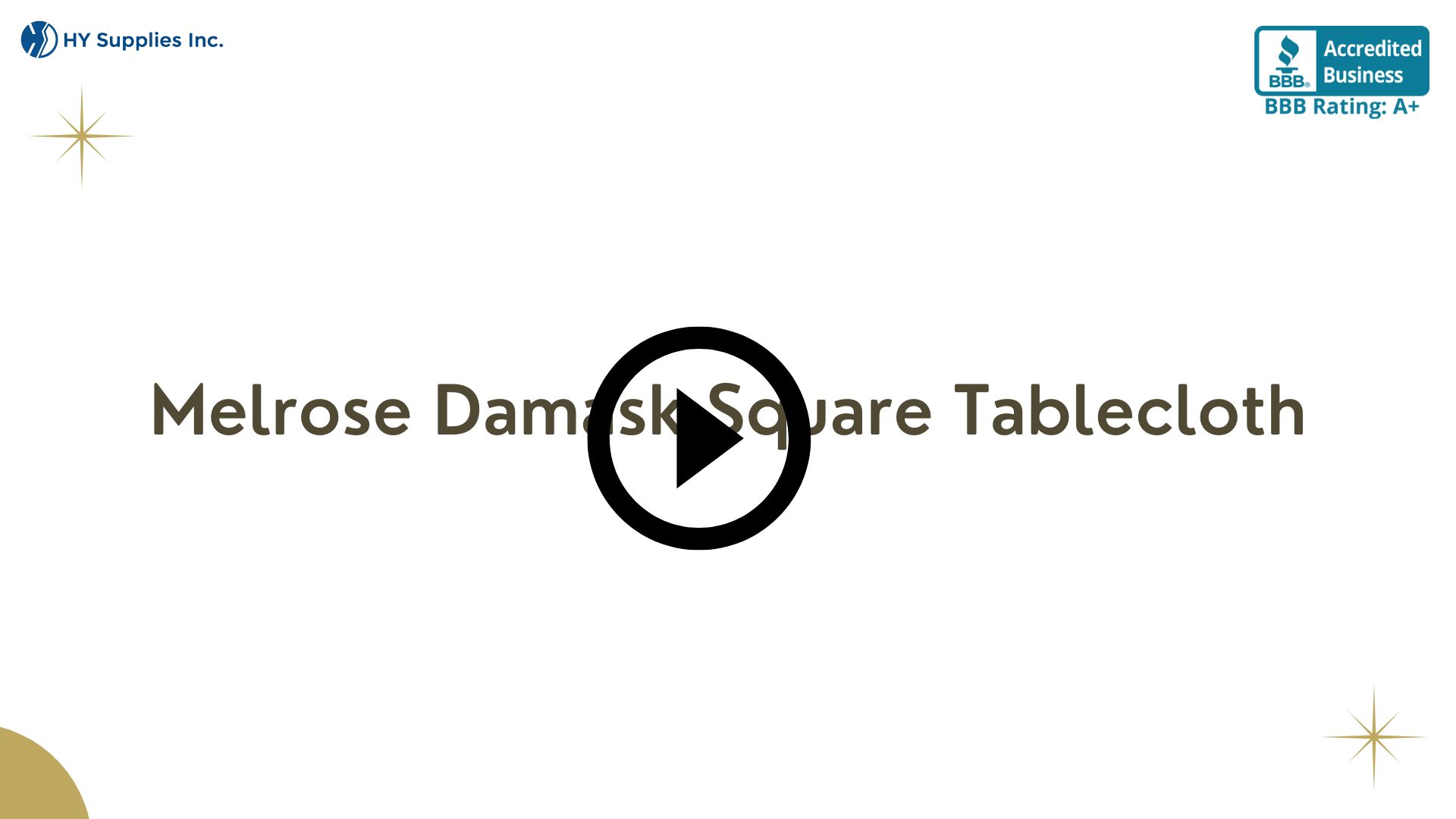 Melrose Damask Square Tablecloth